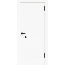 Дверь межкомнатная Дубрава Сибирь Lines LI 1 Айс, глухое полотно Дверь межкомнатная Дубрава Сибирь Lines LI 1 Айс, глухое полотно